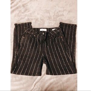 Pinstripe Black Pacsun Mom Jeans